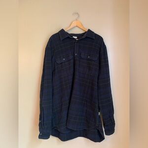 The North Face flannel shirt button up heavy size xxl shacket